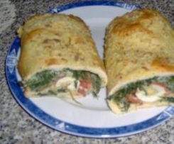 Rotolo farcito in crosta di patate
