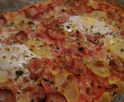 Pizza Oktoberfest senza glutine