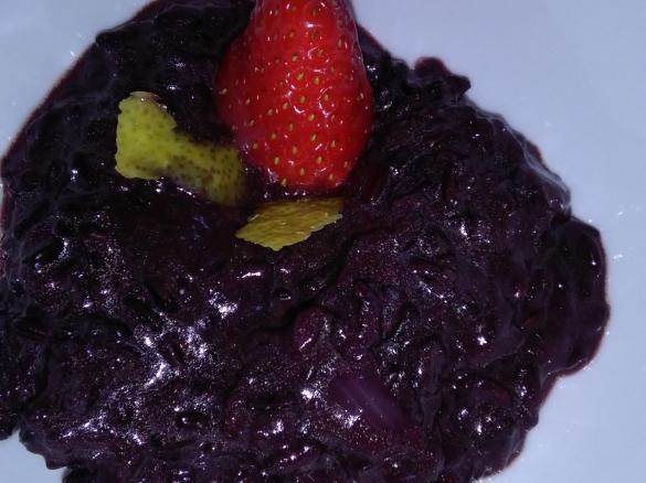 Risottino avocado, fragola e finocchio