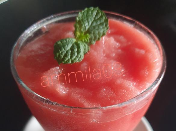 Granita di anguria al limone senza zuccheri aggiunti CONTEST DOLCI FRESCHI SENZA...