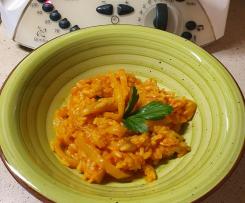 Risotto last minute peperoni e curry