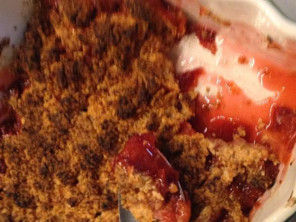 Crumble di prugne