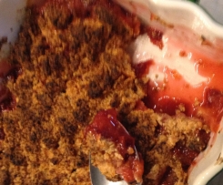 Crumble di prugne