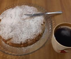 Torta integrale di carote e nocciole (senza lattosio)