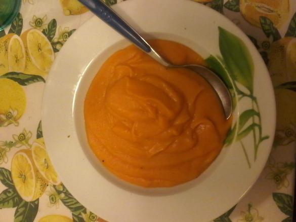 Crema di carote e zenzero