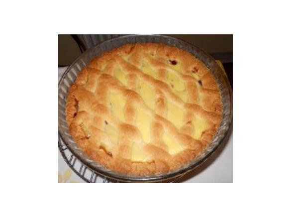 Crostata crema cotta e amarena