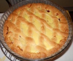 Crostata crema cotta e amarena