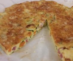 Tortino di verdure e pancetta