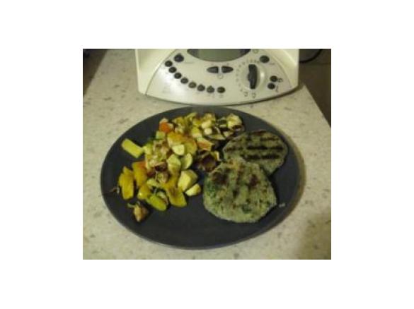 HAMBURGER DI SALMONE E SPINACI (si direbbe che è pesce??)