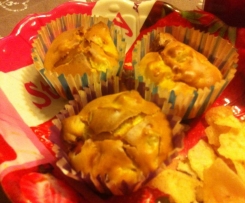 Muffin salati con patate e wurstel