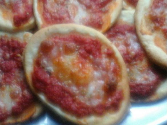 Pizzette veloci senza lievitazione 