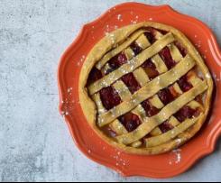 CROSTATA CON MARMELLATA DI MELE E LAMPONI