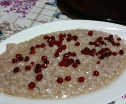 Risotto al melograno 