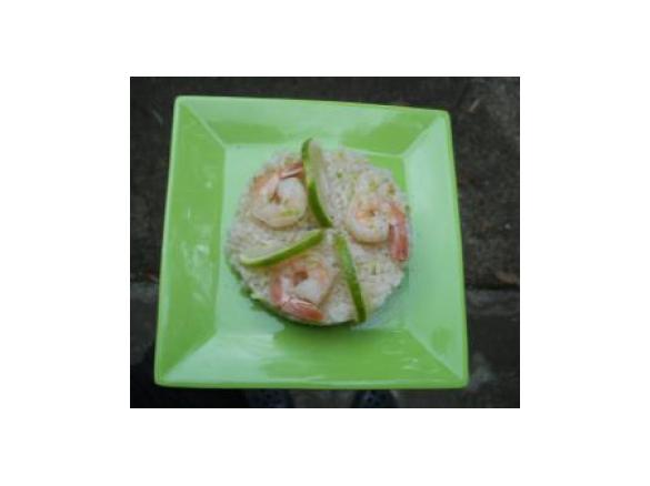 RISOTTO AL LIME E GAMBERI
