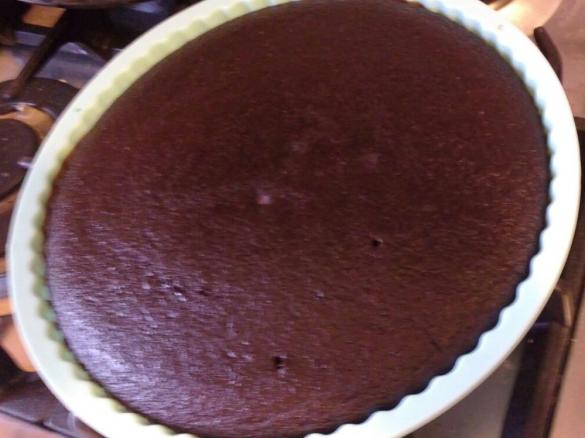 Torta all'acqua al cacao