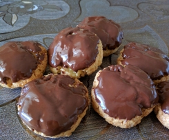 Dolcetti al cocco e cioccolato senza lattosio