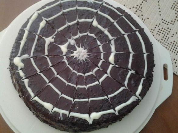 Torta golosa di cioccolato e panna