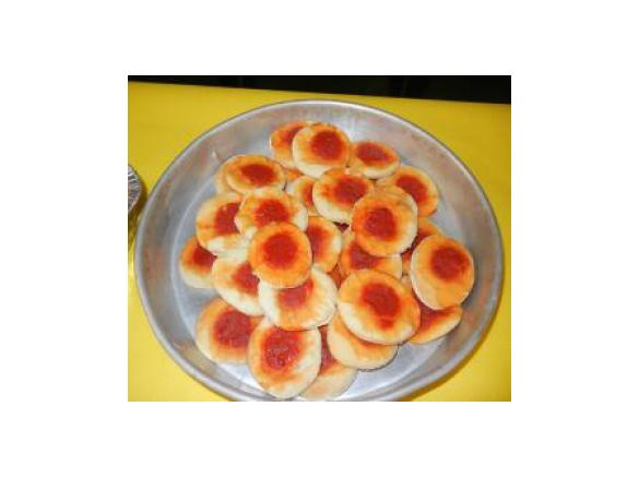 pizzette da buffet con pasta madre