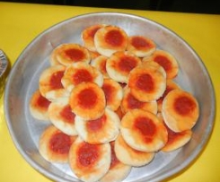 pizzette da buffet con pasta madre