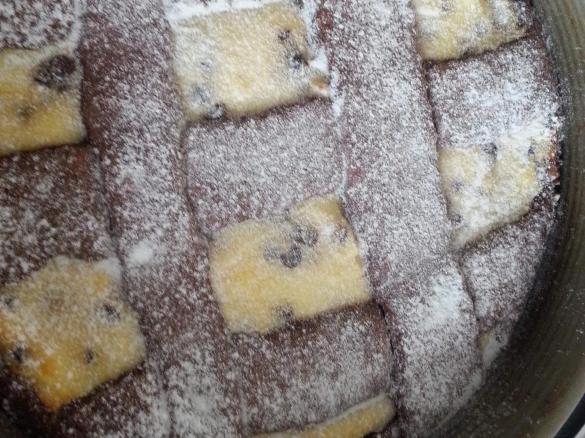 Crostata al cacao e ricotta