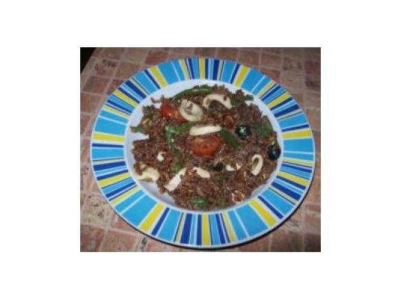 Insalata di riso rosso