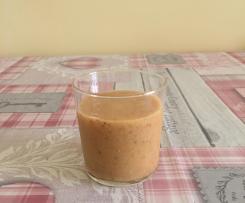 Frullato di pesche cremose