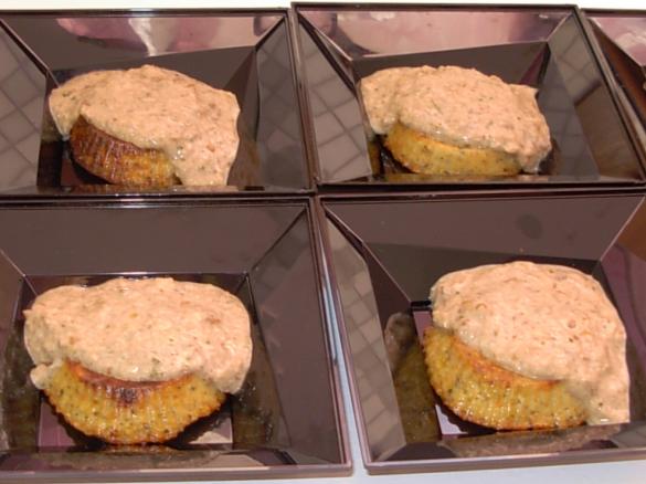 TORTINO DI ZUCCHINE CON SALSA AI FUNGHI