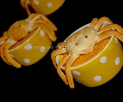 HALLOWEEN - Flan di zucca e carote e un ragnetto dispettoso della blogger Cristina