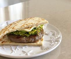PIADABURGER con manzo e zucchine saltate