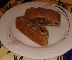 Rotolo integrale salato: Radicchio e noci