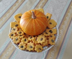 Biscotti salati di zucca al profumo di timo -contest biscotti salati-