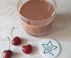 Frullato di ciliegie e cocco con zuccheri alternativi - contest 7 ingredienti