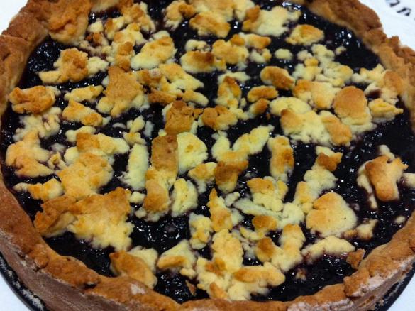 Crostata di kamut, burro di soia e sciroppo di agave
