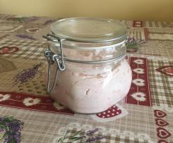 Crema di prosciutto e formaggio con capperi e brandy