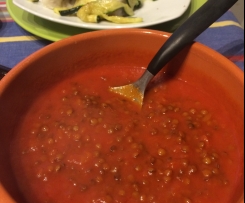 Lenticchie al sugo (in umido)