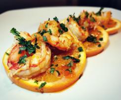 Gamberoni all'arancia