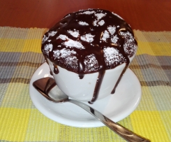 Pensieri piccanti - Tortine in tazza con grappa al peperoncino e cioccolato fuso -CONTEST S.VALENTINO