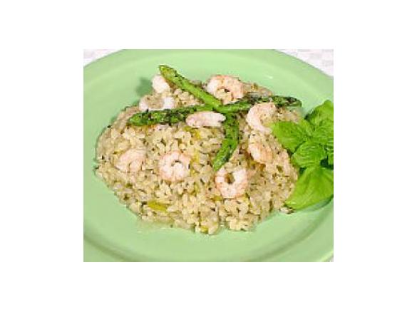 risotto asparagi e gamberetti