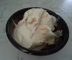 Gelato al mascarpone variegato mou