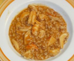 Zuppa di farro con seppia