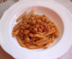 pennette con sugo di riciclo
