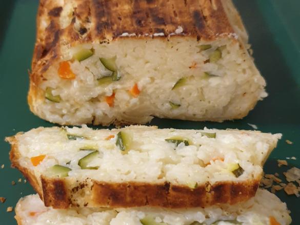 Timballo di riso con verdure e cuore di formaggio filante (contest timballi di riso)