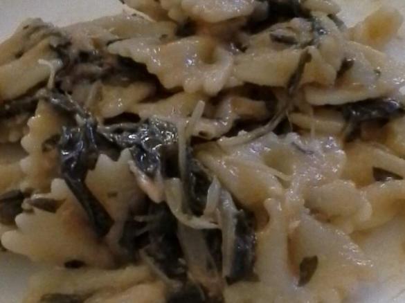 Pasta risottata con bietole e tonno