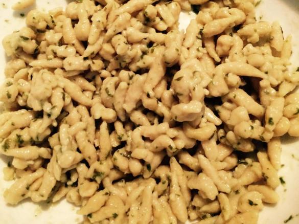 Spatzle di farina di ceci