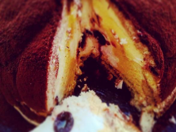 Zuccotto-misù gelato con amarene-CONTEST TIRAMISù ESTIVO