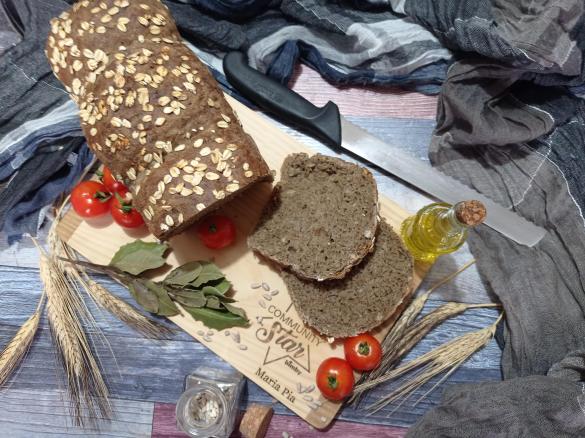 Pane ai 7 cereali con cumino e semi di girasole