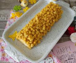 Rotolo di torta mimosa senza glutine e senza latticini