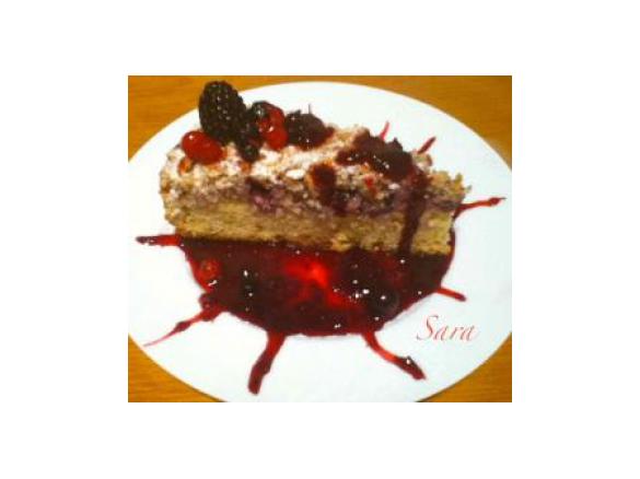 TORTA AI MIRTILLI CON STREUSEL