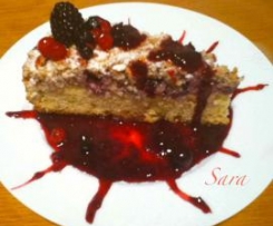 TORTA AI MIRTILLI CON STREUSEL