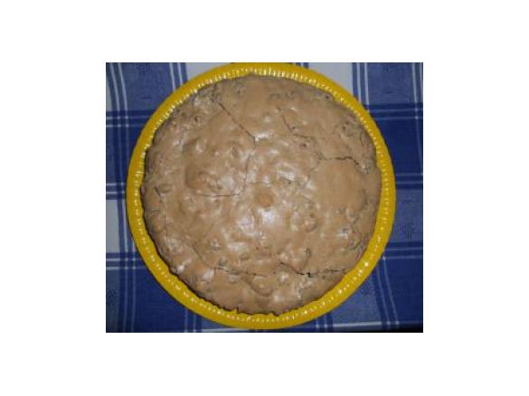 Torta con glassa alle noci